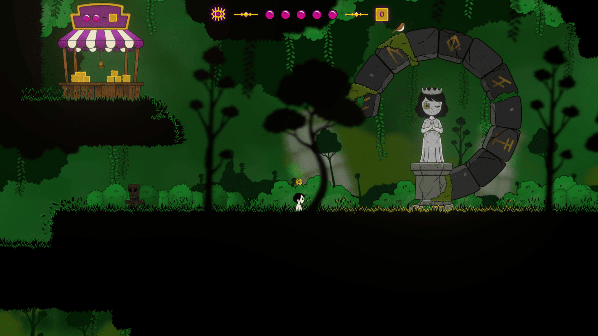 Mysterious mushroom world gameplay